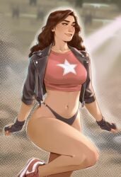 1girls ai_generated america_chavez avengers big_ass big_breasts big_thighs breasts brown-skinned_female brown_body brown_skin curvaceous curvy curvy_figure dark-skinned_female dark_skin digital_media_(artwork) female hips hourglass_figure huge_ass huge_breasts huge_thighs large_ass large_breasts large_thighs legs marvel marvel_comics mature mature_female phophopho slim_waist thick thick_hips thick_legs thick_thighs thighs voluptuous waist wide_hips wide_thighs young_avengers