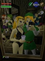 alcohol artist_request link nintendo ocarina_of_time princess_zelda source_request the_legend_of_zelda weed