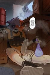 1futa anthro anthro_only blush cat_ears cate_meowdy_(fortnite) caught caught_masturbating condom condom_balloon excessive_cum fortnite fortnite:_battle_royale furry furry_only futanari gooning heart-shaped_pupils hiding hiding_behind_object horny jerking_off raven_team_leader shoes_on sincastermon tactical_gear tactical_vest thick_thighs vest yellow_shirt