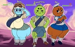 1femboy 1girls 2boys ass big_breasts breasts bubble_ass bubble_butt bulge dat_ass dumptruck_ass enormous_ass enormous_breasts fat_ass female femboy giant_ass giant_breasts gigantic_ass gigantic_breasts goodhorny69 huge_ass huge_breasts large_ass large_breasts massive_breasts peak_(videogame) plump_thighs pose scout_(peak) shortstack thick_ass thick_thighs thighs thunder_thighs