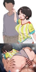 1boy 1boy1girl 1girls ass clothing comic hololive hololive_japan oozora_subaru sakanaya_(sakanaya952) sex