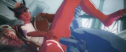 3d apollo_(deadlock) ass cock deadlock gay ixian kitedout male male_only penis
