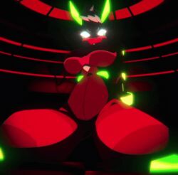 animated bouncing_breasts cropped_image cyborg female gif moikaloop no_sound oc original_character youtube
