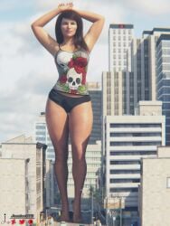 1girls 3d big_ass big_breasts breasts bust busty curvaceous curvy curvy_figure female female_focus giantess hips hourglass_figure huge_ass huge_breasts jessicagts large_ass large_breasts legs light-skinned_female light_skin macro macro_female mature mature_female original original_character slim_waist tall tall_female thick thick_hips thick_legs thick_thighs thighs voluptuous waist wide_hips