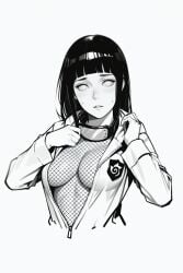 1girls ai_generated black_hair hyuuga_hinata long_hair naruto naruto_(series) solo solo_female tagme