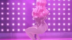 big_breasts blonde_hair eiyuu_densetsu kai_no_kiseki lucrezia_isselee nightclub pole_dancing strip_club stripper_pole tagme video