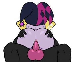 1boy ambiguous_gender anal anal_penetration anal_sex ass big_ass cowgirl_position friday_night_funkin friday_night_funkin_(corruption_mod) friday_night_funkin_mod harvester_(corruption) lemon_demon male monster_(friday_night_funkin) penis penis_in_anus penis_in_ass porn remake reverse_cowgirl_position transparent_background unknown_gender