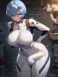rei ayanami from neon genesis evangelion by amiiari
