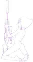 ass gun misplacedlines pearl_(steven_universe) pussy steven_universe