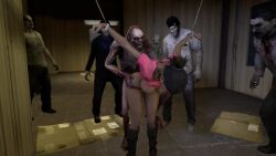 1boy 1boy1girl 1girls 3d animated bouncing_breasts breasts breasts_out coach_(left_4_dead) cum cum_in_pussy cum_inside dark-skinned_female defeated defeated_heroine ellis_(left_4_dead) exposed_breasts forced forced_creampie forced_exposure forced_penetration forced_sex functionally_nude functionally_nude_female gangbang gangrape handcuffed handcuffs jockey_(left_4_dead_2) left_4_dead left_4_dead_(series) left_4_dead_2 longer_than_10_seconds longer_than_20_seconds moaning moaning_in_pleasure mr._tucket multiple_boys nick_(left_4_dead_2) nude nude_female rape restrained ripped_clothing ripped_shirt rochelle_(left_4_dead) secretly_loves_it sfm sound source_filmmaker tagme video waiting_for_turn zombie