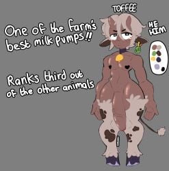 1boy 1femboy cow_ears cow_horns cow_print cow_tail cowbell cowboy femboy femboy_focus femboy_hooters femboy_only gay gay_male hung_femboy male male_focus male_only n1ght_sh4de_ oc original_character