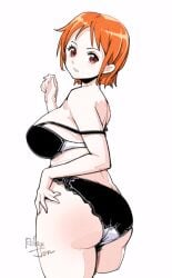 ass ass_focus clothing female female_only hourglass_figure lingerie nami nami_(classic) nami_(one_piece) one_piece relaxjon solo_female wide_hips