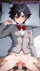 1boy 1girls 2025 ai ai_assisted ai_generated anime anime_girl anime_style arisawa_tatsuki artist_name bangs bed bed_sheet big_penis black_hair bleach blush bottomless bow bowtie breast breasts brown_eyes bust chest clitoral_hood clothed_sex cock crotch cushion dick dripping_pussy electroworld exposed_pussy eyebrows_visible_through_hair female female_genitalia fucking futon genitals hair_between_eyes head_on_pillow hi_res high_quality high_resolution highres holding_pillow hospital_bed intercourse juicy_pussy laying_down legs_apart legs_spread long_sleeves looking_at_viewer love_making lying lying_on_back mole mole_under_eye motion_lines on_back on_bed open_legs open_mouth patreon patreon_username penetration penis pillow pillow_grab pov pussy pussy_juice pussy_lips pussy_peek red_bow red_bowtie school_uniform sex sexual_intercourse shaved_pussy shirt short_hair slit small_breasts solo_focus splayed_legs spread_legs stable_diffusion straight sweat tatsuki_arisawa tight_pussy uncensored uncensored_pussy uncensored_vagina vagina vaginal_penetration vulva watermark wet_pussy white_shirt