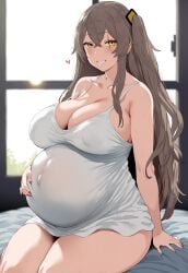 ai_generated big_breasts floox pregnant smile