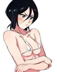 black_hair bleach breasts breasts cute kuchiki_rukia small_breasts tagme