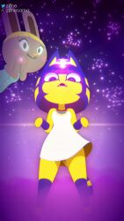 1girls 2d 2d_animation 3girls animal_crossing animated ankha ankha_(animal_crossing) anthro anthro_only clapping clapping_hands dance dancer dancing doubutsu_no_mori female_focus hypnotic_eyes longer_than_30_seconds minus8 multiple_girls music nairu_(doubutsu_no_mori) nintendo no_sex pantyshot pantyshot_(standing) paws safe safe_for_work solo_focus sound standing tagme tail tailwag vertical_video video visible_panties zone