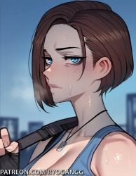 1girls ai_generated female jill_valentine resident_evil resident_evil_3 ryogangg