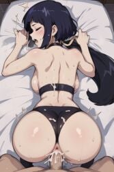 ai_generated anime female kyoka_jiro manga my_hero_academia penis