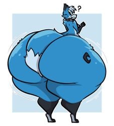 big_ass bubble_butt furry huge_ass hyper_ass puffster3 tagme thick_thighs wide_hips