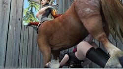 1futa 1girls 3d alternate_costume animal_genitalia_on_humanoid animated beastsnthings black_cat_d.va blender blizzard_entertainment cabin centaur centauress clothing d.va dickgirl full-package_futanari futa_on_female futanari horsecock horsecock_on_humanoid huge_cock intersex mercy mounted no_sound overwatch penis pinned_down sex stomach_bulge tagme taur video