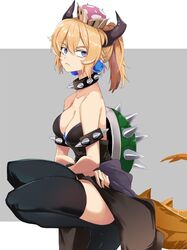 bowsette from mario (series) by kanameya