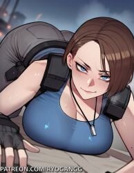 1girls ai_generated female jill_valentine resident_evil resident_evil_3 ryogangg