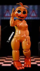 toy chica (fnaf) from five nights at freddy's by breznsfw