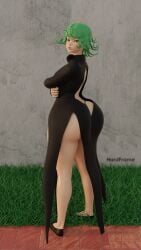 1girls 3d 3d_(artwork) 3d_model 3d_render artist_name big_ass black_panties black_thong blender bubble_ass bubble_butt clothing crossed_arms female female_only grass hardframe huge_ass huge_butt narrow_waist one-punch_man outdoors panties petite questionable reference render sfw shiny_skin standing tatsumaki thong voluptuous wide_ass wide_hips