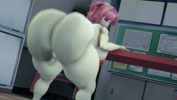 1girls 3d animated ass completely_nude completely_nude_female doki_doki_literature_club female female_only huge_ass ironhawk naked naked_female natsuki_(doki_doki_literature_club) nude nude_female shaking shaking_ass solo solo_female tagme twerk twerking video