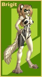 2018 4_toes 5_fingers anthro areola blonde_hair breasts female ferret green_eyes hair mammal mustelid nipples nude solo standing tales_foxdale toes