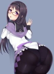 1girls :o akemi_homura animated ass ass_shake bent_over big_ass big_butt black_hair black_legwear blush breasts cameltoe clothed clothed_female clothing crotch_seam curvaceous female female_focus female_only from_behind gif glasses hairband huge_ass human hybrid_animation lingerie long_hair looking_at_viewer looking_back mahou_shoujo_madoka_magica megane open_mouth panties panties_under_pantyhose pantsu pantyhose purple_eyes red-framed_eyewear red-framed_glasses shaking_butt simple_background skirt solo solo_female stroke_(animator) sugamo_(nekozet4523) thick_thighs thighband_pantyhose thighs third-party_edit trefoil twerking underwear upskirt wide_hips yomomirin