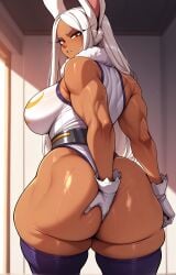 mirko from my hero academia by mrnails