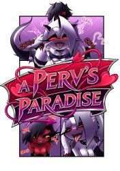 furry hazbin_hotel hellhound horny loona_(helluva_boss) millie_(helluva_boss) nsfw nude yuri