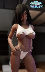 mileena from mortal kombat by faptheworl3d