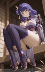 ai_generated animated genshin_impact newstudioai raiden_shogun video