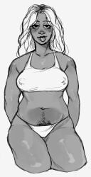 bandai_namco bush elden_ring elden_ring_nightreign fromsoftware knavyknight oiled_skin recluse_(elden_ring) recluse_(nightreign) tongue tongue_out