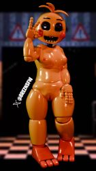 toy chica (fnaf) from five nights at freddy's by breznsfw