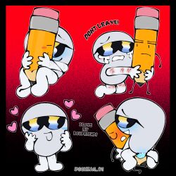 anal anal_sex back_view battle_for_bfdi battle_for_dream_island bfb bfdi blush cowgirl_position crying cuts cuts_on_arms cuts_on_thighs hug jacknjellify jnj love nine_(bfb) object_show object_show_community object_shows osc pencil_(bfdi) sonia0_90 the_power_of_two tpot x_finds_out_his_value xfohv