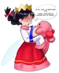1female 1girls 2026 big_breasts black_hair blush blushing_female braid braided_hair braided_twintails breasts color crown fairy fairy_queen fairy_wings female full_color glasses kirby_(series) kirby_64 kirby_64:_the_crystal_shards long_sleeves nintendo queen_ripple ribbon ribbon_in_hair ribbons round_glasses sailor_collar sailor_uniform shy sweat sweatdrop sweating sweaty twin_braids twintails wide_hips wings kirby necklace full_body smaller_male small_dom_big_sub taller_female bigger_female dai_yuurei omegahaunter omega_haunter shirt_lift shirt_up shirt exposed_breasts bare_breasts no_bra sweaty_breasts penis big_penis large_penis large_testicles big_balls testicles balls ballsack penis_bigger_than_body small_but_hung between_breasts head_between_breasts face_in_breasts face_between_breasts english_text english english_dialogue skirt dress long_skirt blushing_profusely lifting lifting_person lifted lifted_by_another male