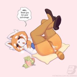 retsuko from aggressive retsuko by bluebreed