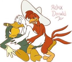 anal anal_sex avian bird disney donald_duck duck furry furry_only gay jose_carioca male male_only multiple_males no_humans panchito_pistoles tagme the_three_caballeros yaoi