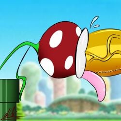 big_penis blowjob bowser female koopa mario_(series) penis piranha_plant piranha_plant_girl plant reptile srr18_(artist) sucking sucking_penis super_mario_bros. veiny_penis