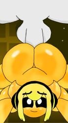 anal anal_sex area_confirmed beat_banger female geometry_dash hard_(geometry_dash) headphones horns medium_breasts medium_penis orange_hair orange_skin pleasure_face sex soupsillon unknown_source