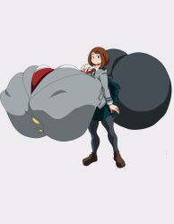 ochako uraraka from my hero academia by unknown artist
