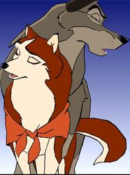 anthro balto balto_(film) duo female feral furry furry_only jenna jenna_(balto) male male/female sex straight tagme