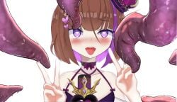 ahe_gao annie_princessu brainwashing mind_break tentacle virtual_youtuber vtuber