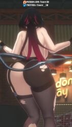 1girls 3d animal_ears animated ass ass_shake black_hair bouncing_breasts breasts casual_nudity clothing covered_navel dancing exposed_ass extremely_large_filesize female garter_straps h264_(codec) has_audio high_resolution jane_doe_(zenless_zone_zero) large_ass large_breasts large_filesize legwear lingerie long_hair mp4 multicolored_hair navel nipples nopan paipan pantyhose rat_ears rat_girl rat_tail red_hair solo sound_effects tagme tail thick_thighs thighhighs thighs topless topless_female torn_clothes tracer3d uncensored vagina video wide_hips zenless_zone_zero