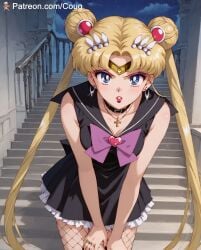 ai_generated bishoujo_senshi_sailor_moon clothing cougwe dress fishnets sailor_moon small_breasts stable_diffusion usagi_tsukino