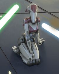 b1 battle droid from clone wars by telepurte