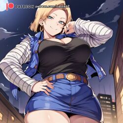 android 18 from dragon ball by castle12